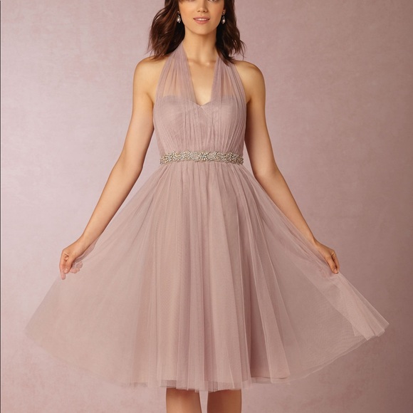 BHLDN Maia Convertible Blush Dress - Picture 4 of 6